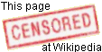 Censored at Wikipedia