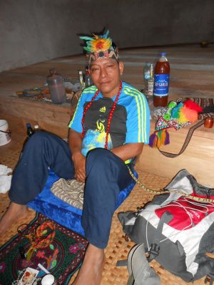 Peruvian shaman Miguel Tapullima Cachite