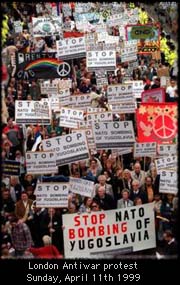 Stop NATO bombing of Yugoslavia
