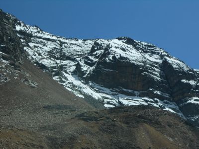 Mountains with snow in Peru