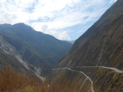 Road La Merced to Tarma