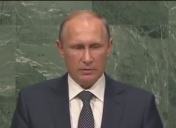 Vladimir Putin at the UN General Assembly 2015