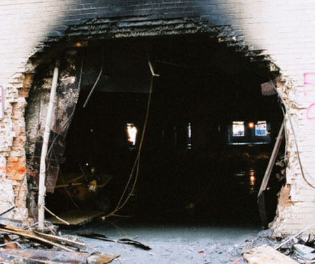 Hole in Pentagon wall